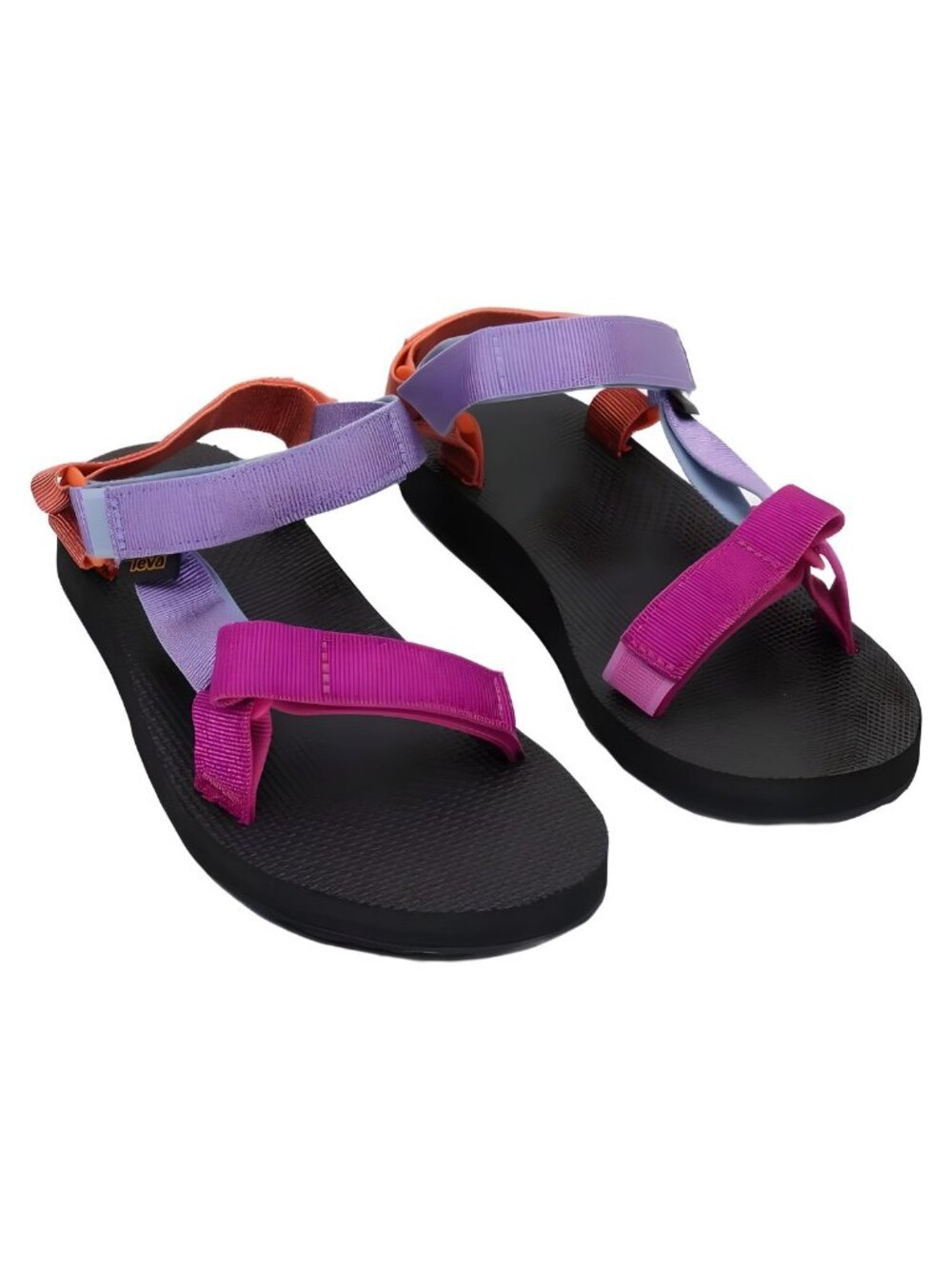Teva Original Universal Metallic Pink Multi Strappy Sport Sandals Sz 8M EU 39